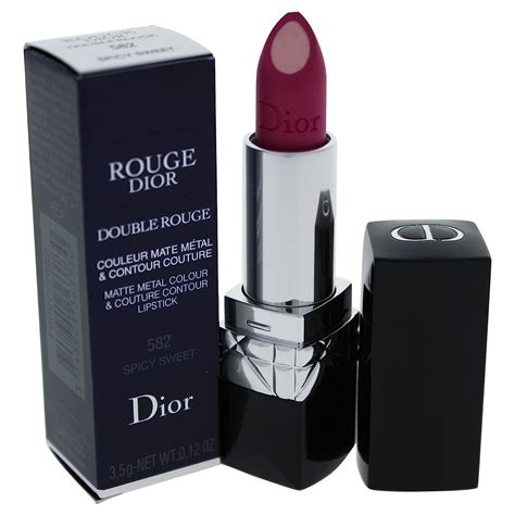 spicy sweet rouge dior matte metal color lipstick|Rouge Dior Double Rouge Matte Metal Lipstick .